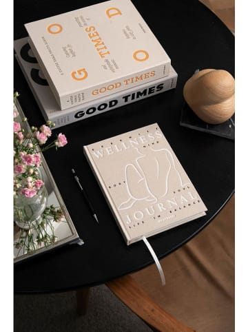 Printworks Invulboek "Wellness Journal" beige - (B)17,2 x (H)24,5 x (D)2,5 cm