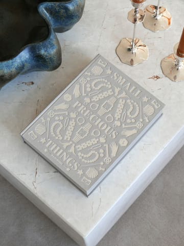 Printworks Opbergbox "Precious Things" grijs - (B)26 x (H)8 x (D)19 cm