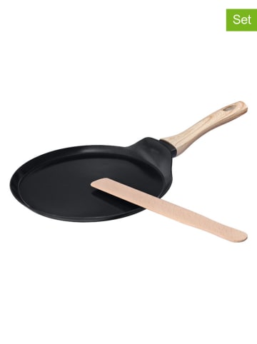 Pyrex 2-częściowy zestaw "Cook & Care" w kolorze czarnym do naleśników - Ø 26 cm