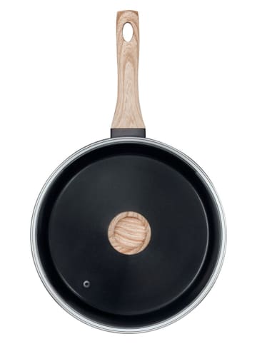 Pyrex 2-częściowy zestaw "Cook & Care" w kolorze czarnym - Ø 28 cm