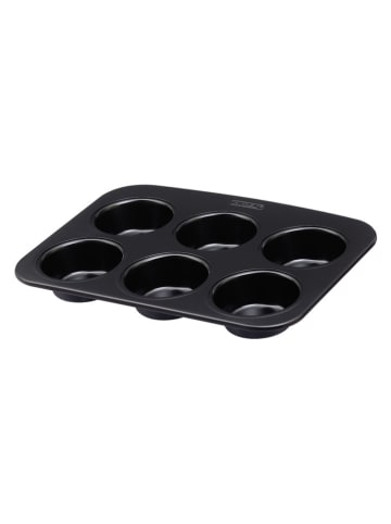 Pyrex Muffinform "Glide" in Schwarz - (L)7 x (B)6 cm