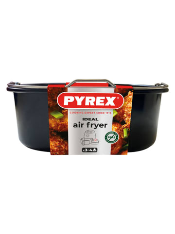 Pyrex Air Fryer schaal zwart - Ø 22 cm