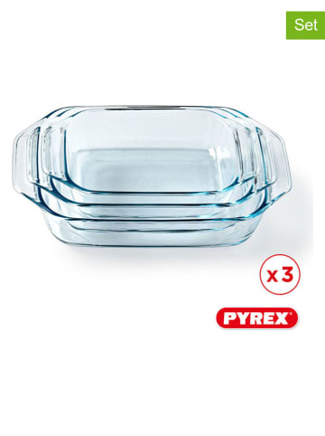 Pyrex 4er-Set: Auflaufformen "Let's Share"