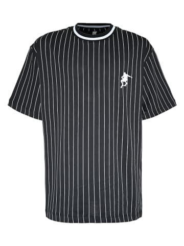 Blue Effect Shirt in Schwarz/ Weiß