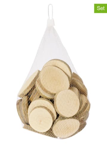 SUNNYSUE Krążki (1.000 szt.) z naturalnego drewna - 3+