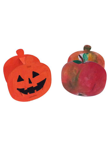 SUNNYSUE 6er-Bastelset "Holzkörbchen Kürbis"