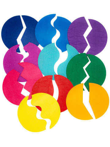 SUNNYSUE 20-delige leerset "Toewijzingscirkels leerpuzzel" - vanaf 3 jaar