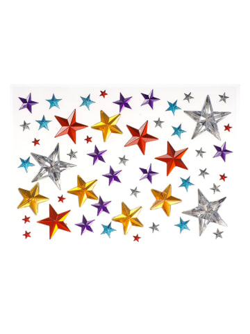 SUNNYSUE Sticker "Glitzersternchen" in Bunt - 50 Stück