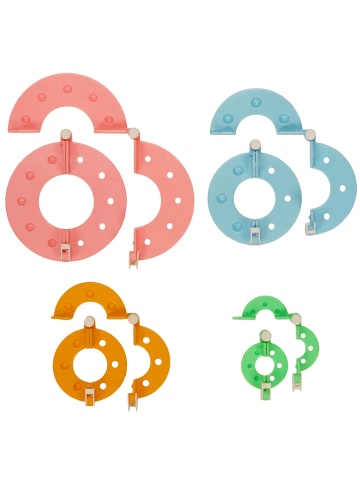 SUNNYSUE 8-częściowy zestaw "Pompom Maker" do majsterkowania