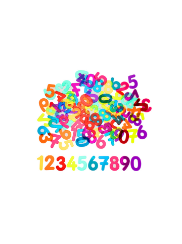 SUNNYSUE 100tlg. Acrylzahlen in Bunt - ab 3 Jahren