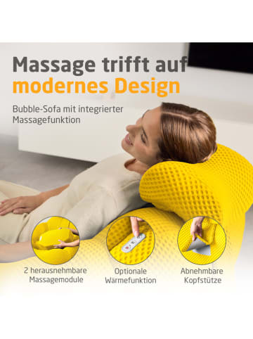 Medisana Sofa "RS 200 Bubble" w kolorze żółtym do masażu