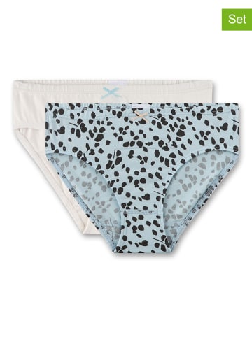 Sanetta 2er-Set: Slips in Weiß/ Hellblau/ Schwarz