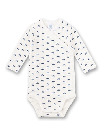 Sanetta Body wit/donkerblauw