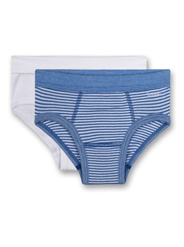 Sanetta 2er-Set: Slips in Blau/ Weiß