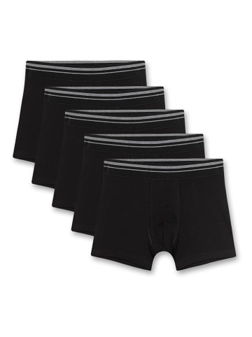 Sanetta 5-delige set: boxershorts zwart