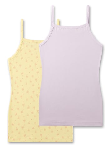 Sanetta 2er-Set: Untehemden in Lila/ Gelb