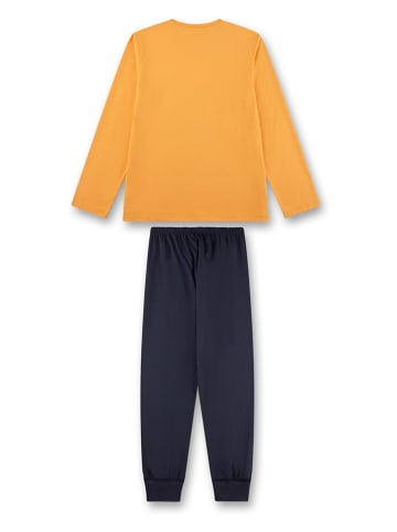 Sanetta Pyjama oranje/zwart