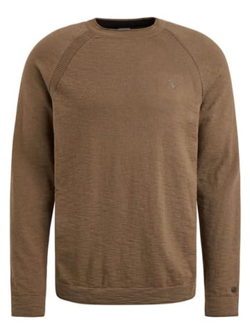 CAST IRON Pullover in Hellbraun