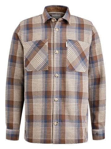 CAST IRON Hemd - Regular fit -  in Beige/ Hellbraun