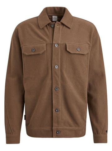 CAST IRON Hemdjacke in Hellbraun