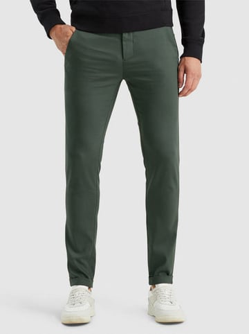 CAST IRON Chinobroek groen