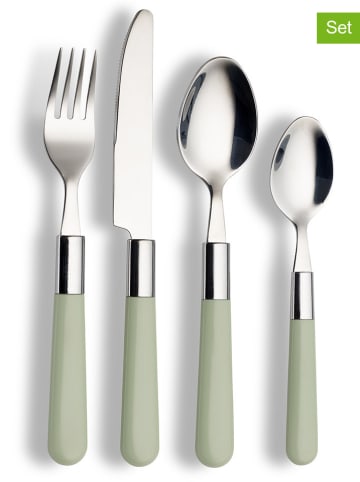 Echtwerk 16tlg. Besteck-Set "Bistro" in Grün