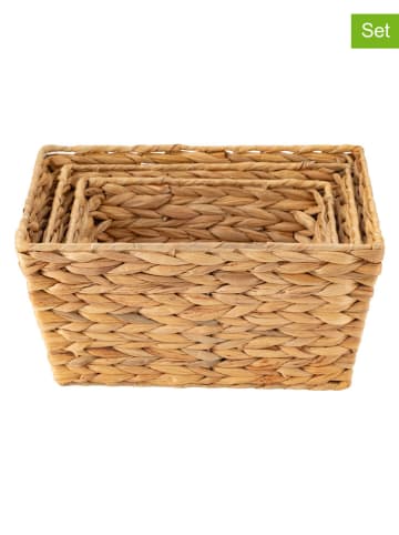 Echtwerk 3-delige set: opbergmanden beige