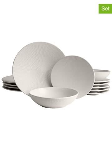 Echtwerk 18-delige tafelbestekset "Blanka" crème