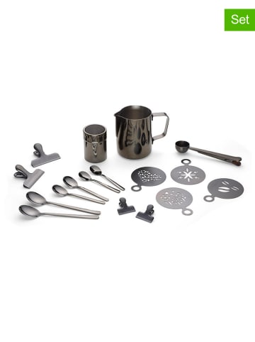 Echtwerk 23-częściowy zestaw w kolorze czarnym do kawy