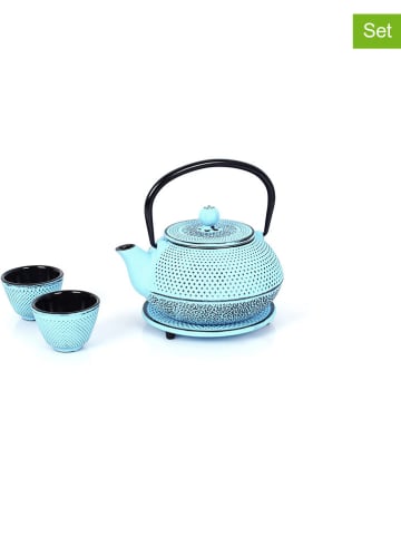 Echtwerk 4-delige theeset lichtblauw - 800 ml