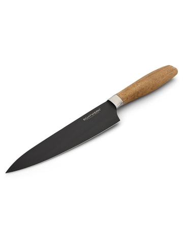 Echtwerk Koksmes "Classic - Black Edition" lichtbruin/zwart