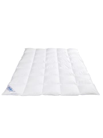 Böhmerwald Daunen-Steppdecke "Bayern" in Weiß