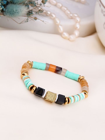 Charlize Vergulde armband met edelstenen