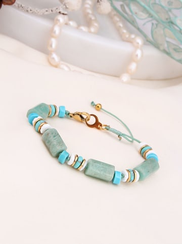Charlize Vergulde armband met edelstenen
