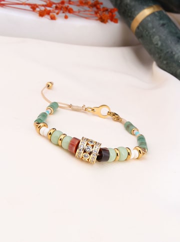Charlize Vergulde armband met edelstenen