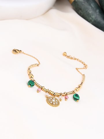 Charlize Vergulde armband met edelstenen