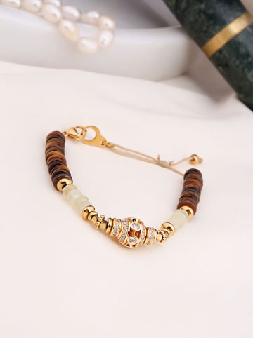 Charlize Vergulde armband met edelstenen