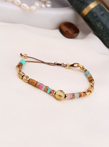Charlize Vergulde armband met edelstenen