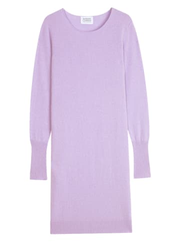 AUTHENTIC CASHMERE Kaszmirowa sukienka "Armet" w kolorze fioletowym