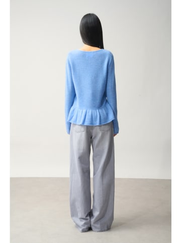 AUTHENTIC CASHMERE Kaszmirowy sweter "Cadair" w kolorze błękitnym