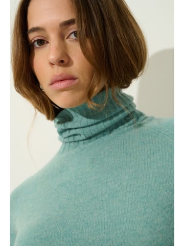 AUTHENTIC CASHMERE Kaschmir-Rollkragenpullover "Cassy" in Türkis