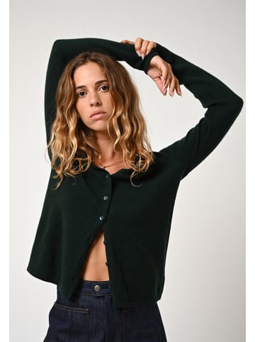 AUTHENTIC CASHMERE Kaschmir-Cardigan "Chalais" in Dunkelgrün