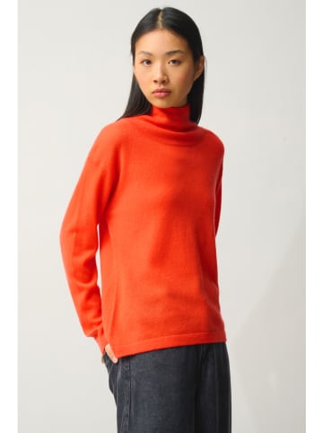 AUTHENTIC CASHMERE Kaschmir-Pullover "Cheviot" in Orange