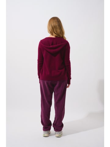 AUTHENTIC CASHMERE Kasjmieren vest "Colombis" in Bordeuax