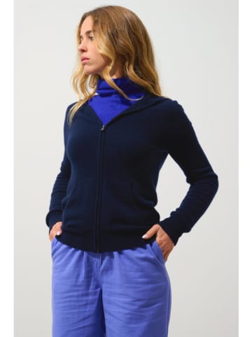 AUTHENTIC CASHMERE Kaszmirowy kardigan "Colombis" w kolorze granatowym