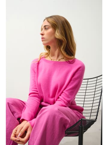 AUTHENTIC CASHMERE Kaszmirowy sweter "Dibona" w kolorze różowym