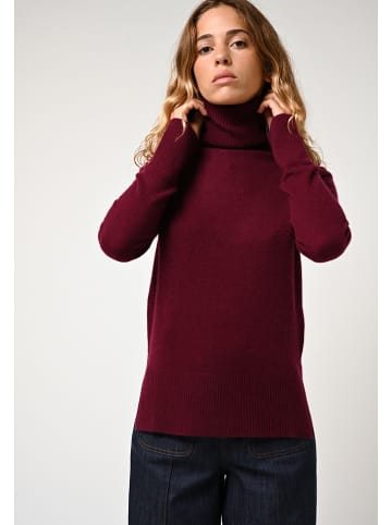 AUTHENTIC CASHMERE Kaszmirowy golf "Fornet" w kolorze bordowym