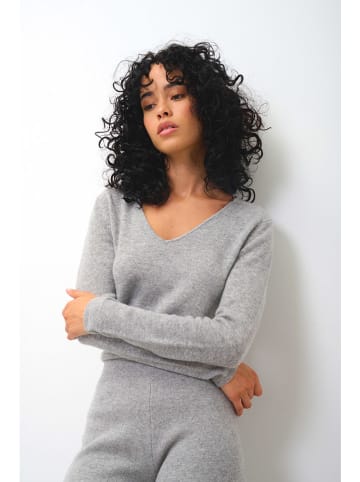 AUTHENTIC CASHMERE Kasjmieren trui "Galise" grijs