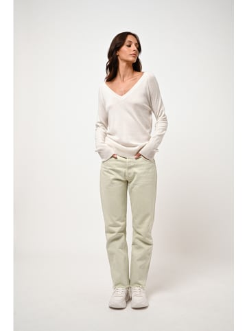 AUTHENTIC CASHMERE Kaschmir-Pullover "Giusalet" in Creme