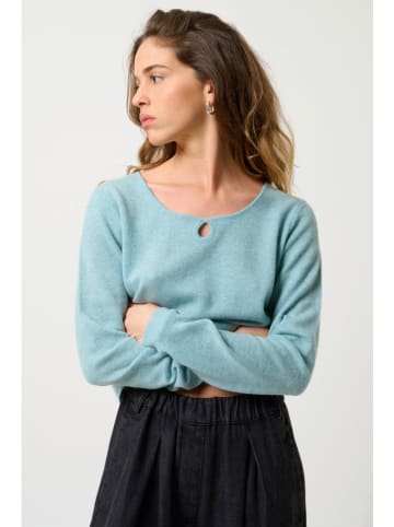 AUTHENTIC CASHMERE Kaszmirowy sweter "Glyder" w kolorze błękitnym